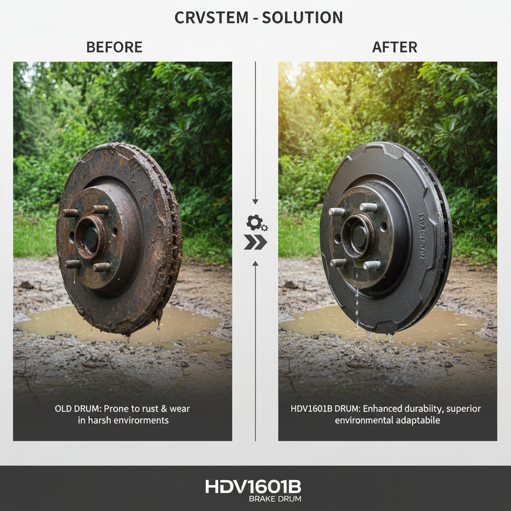 Understanding the Critical Role of the hdv1601b Brake Drum in Heavy Duty Vehicles