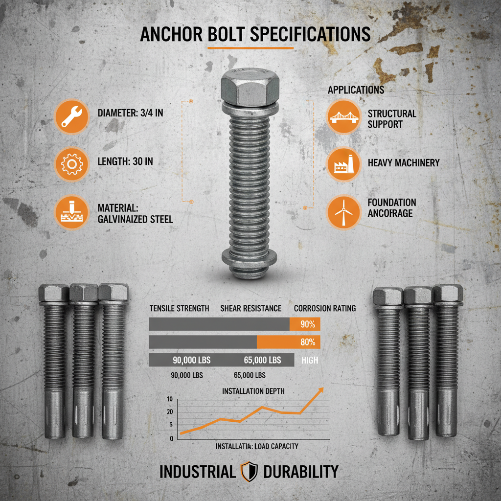 Essential Guide to 3 4 x 30 Anchor Bolts Applications and Specifications