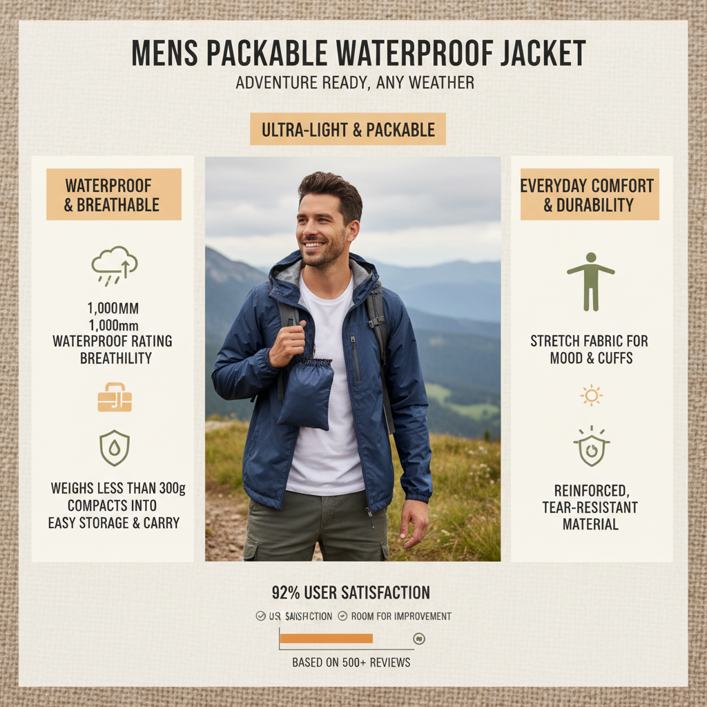 Comprehensive Guide to Mens Packable Waterproof Jackets and Their Applications