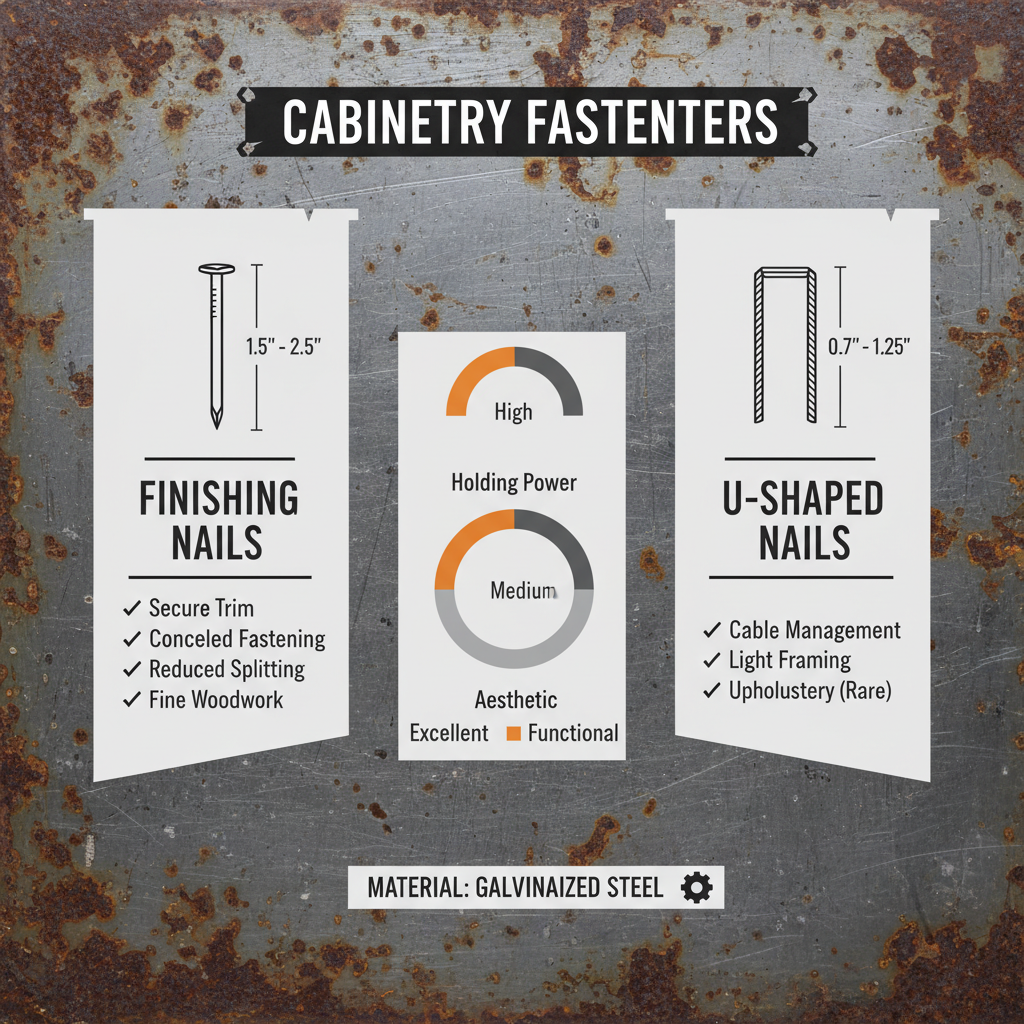 Essential Guide to Finishing Nails for Cabinets Construction and Application