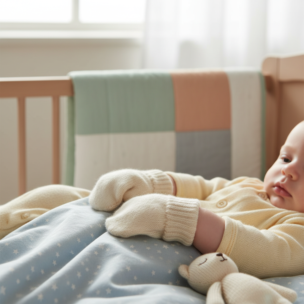 Protecting Delicate Skin with 100 Cotton Knitted Baby Glove Essentials