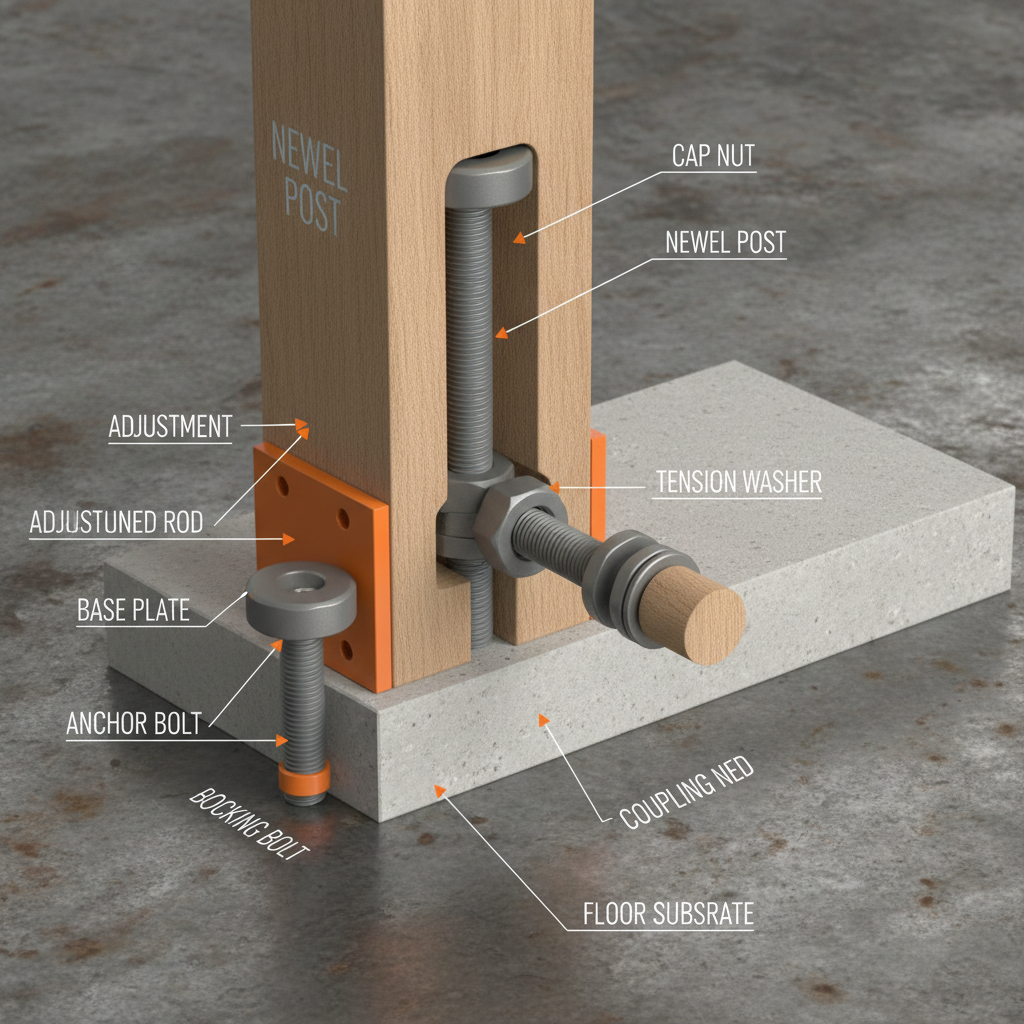 Robust Newel Post Fastener Solutions for Structural Integrity and Safety