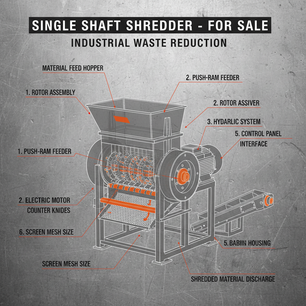 Invest in a Robust Single Shaft Shredder for Sale to Enhance Waste Management