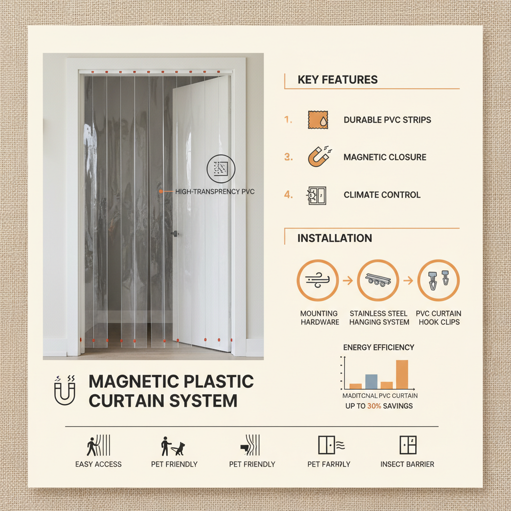 Exploring the Versatility of Magnetic Plastic Curtain Systems for Rapid Deployment