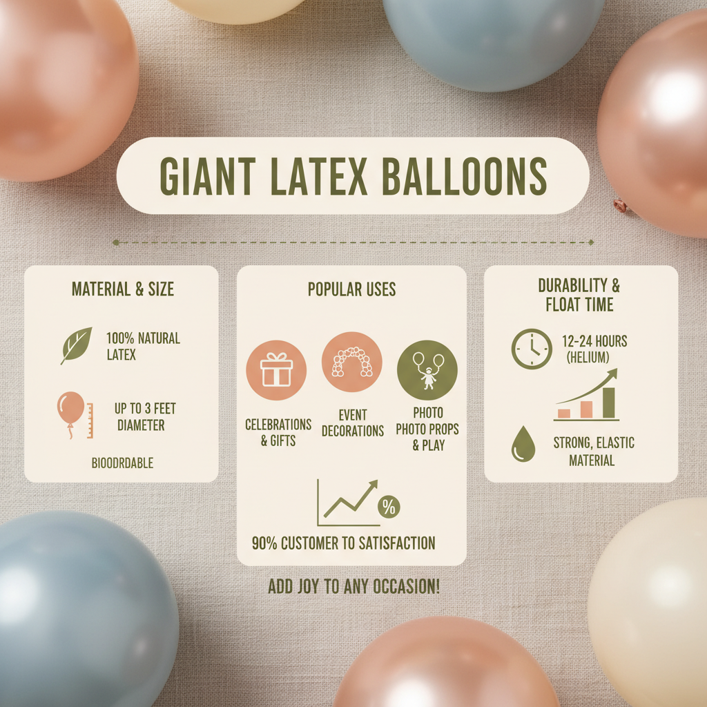 Exploring the Versatile World of Giant Latex Balloons and Their Applications