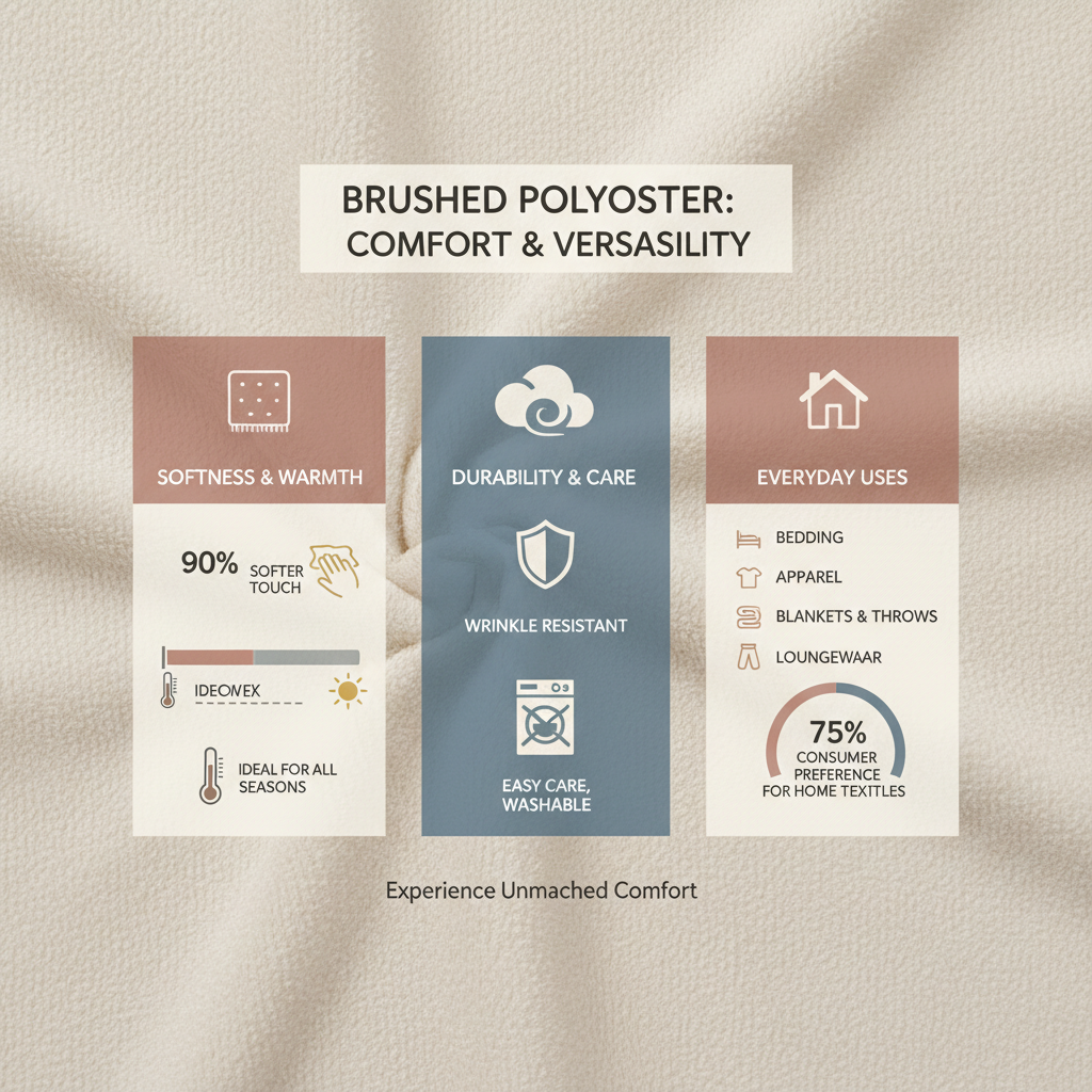 Exploring the Versatility and Benefits of Brushed Polyester Fabric