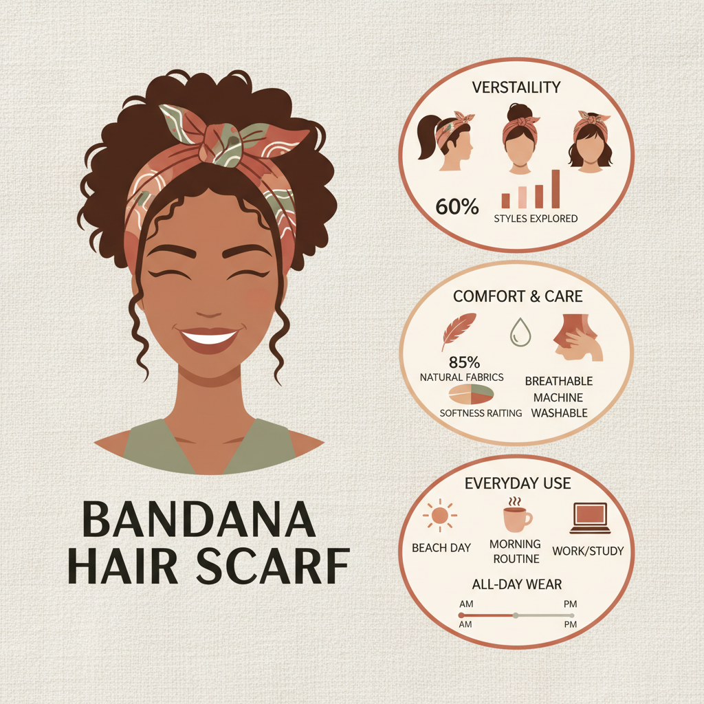 The Enduring Appeal of the Bandana Hair Scarf A Global Fashion Staple