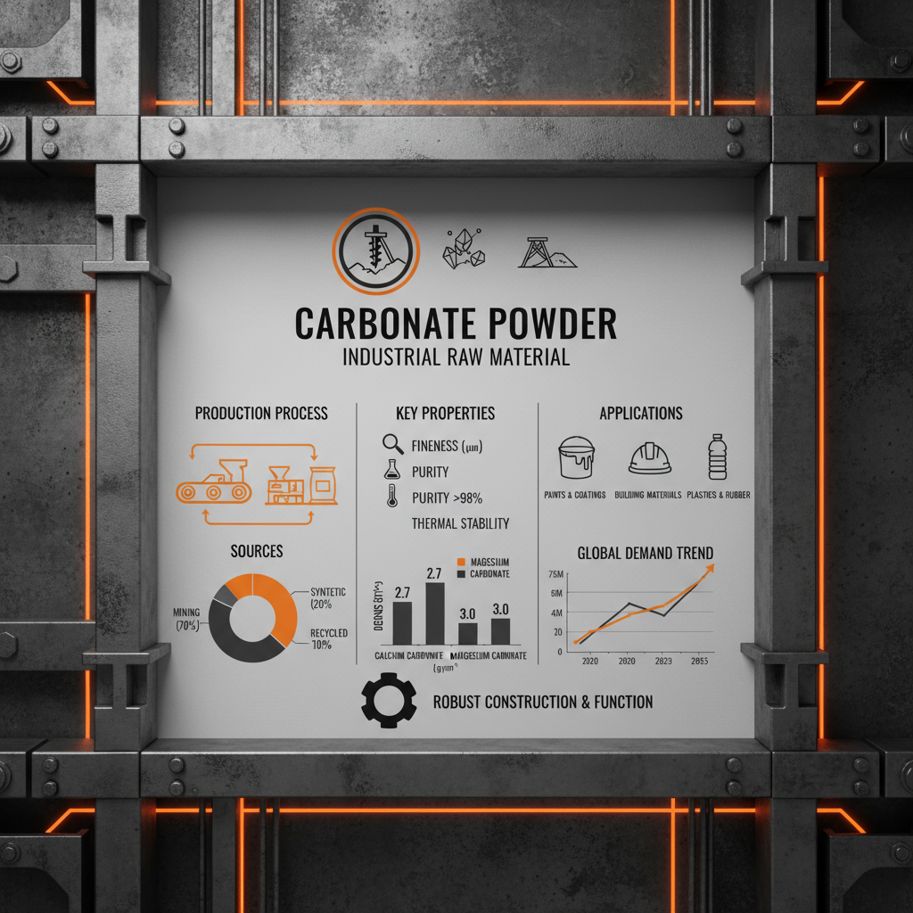 The Versatile Applications and Growing Demand for Carbonate Powder Globally