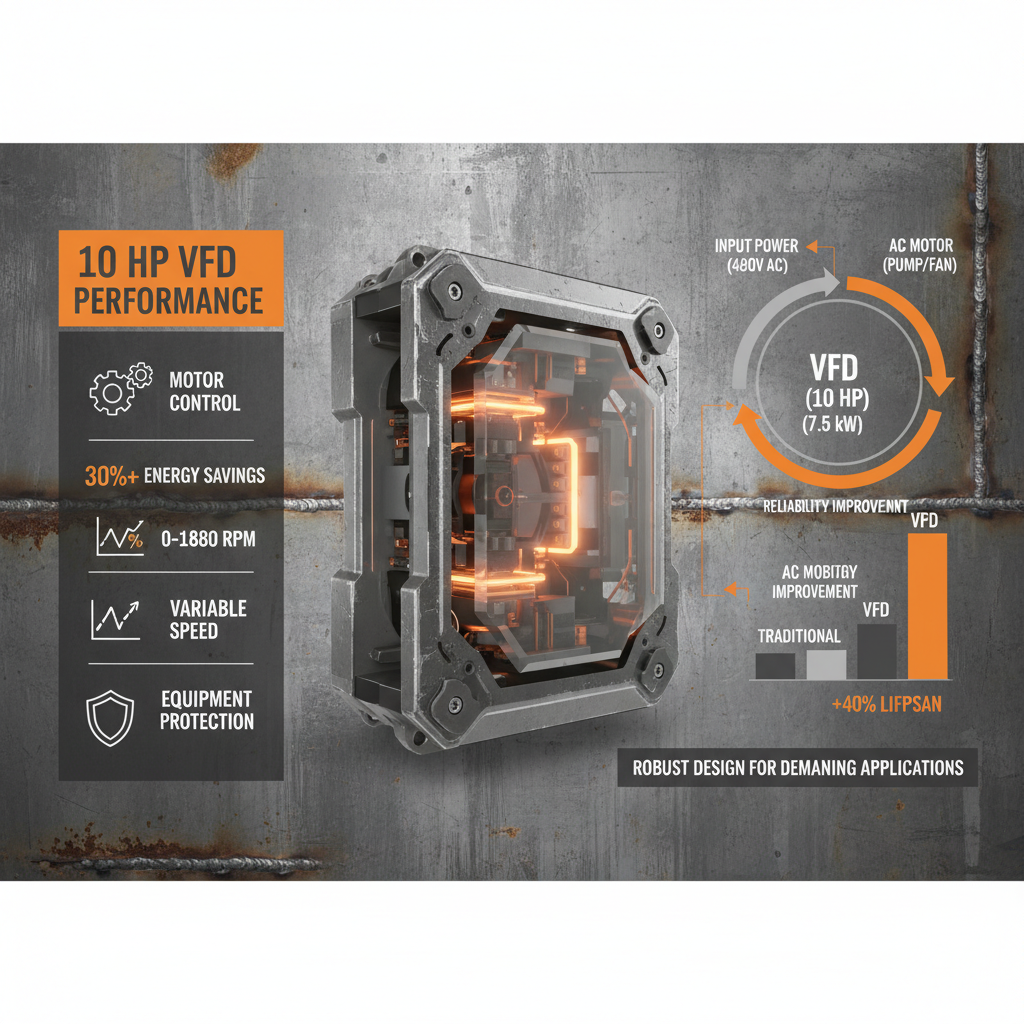 Optimizing Industrial Performance with a Reliable 10 hp VFD Solution