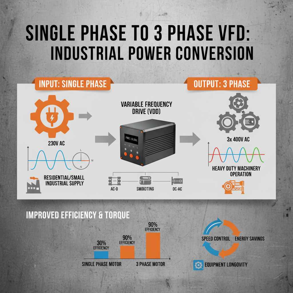 Revolutionizing Motor Control with Single Phase to 3 Phase VFD Technology