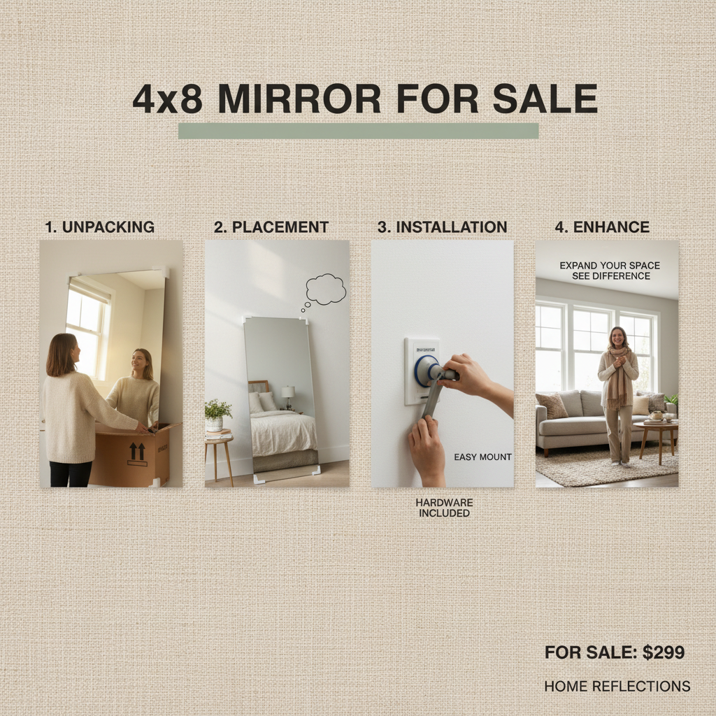 Discover the Versatility of a 4x8 Mirror for Sale and Its Wide Range of Applications