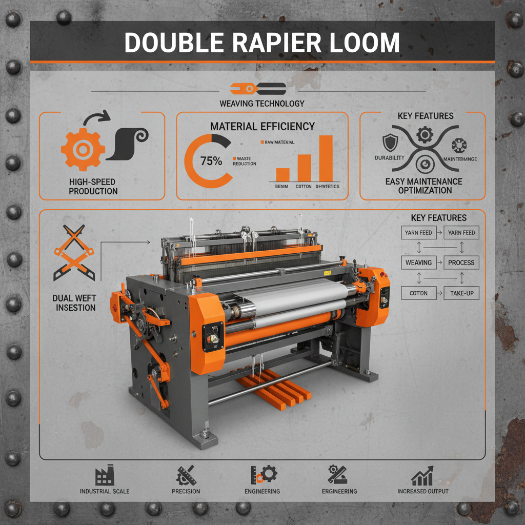 Advancements in Double Rapier Loom Technology for Modern Textile Production