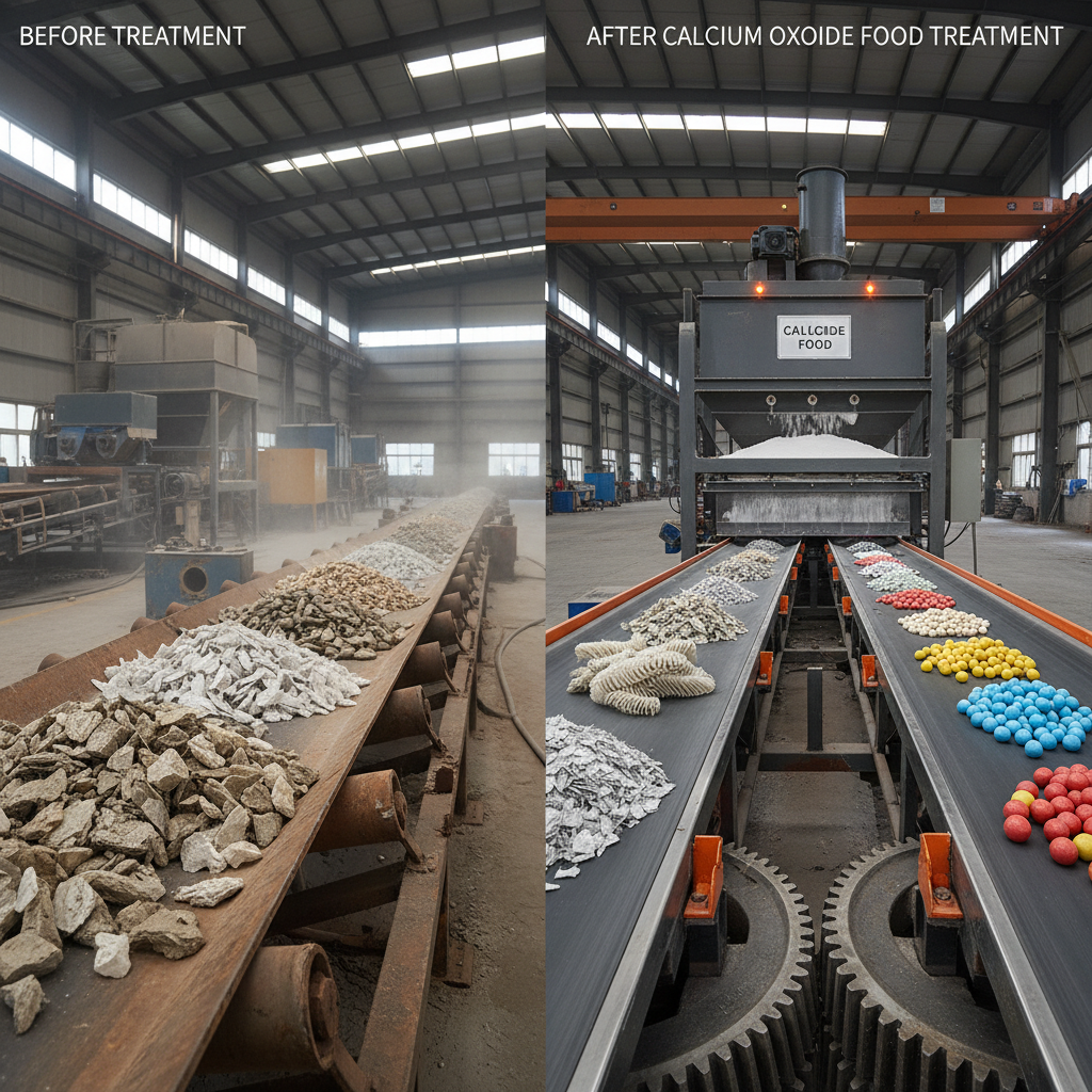 Exploring Calcium Oxide Food for Sustainable and Rapid Construction Solutions