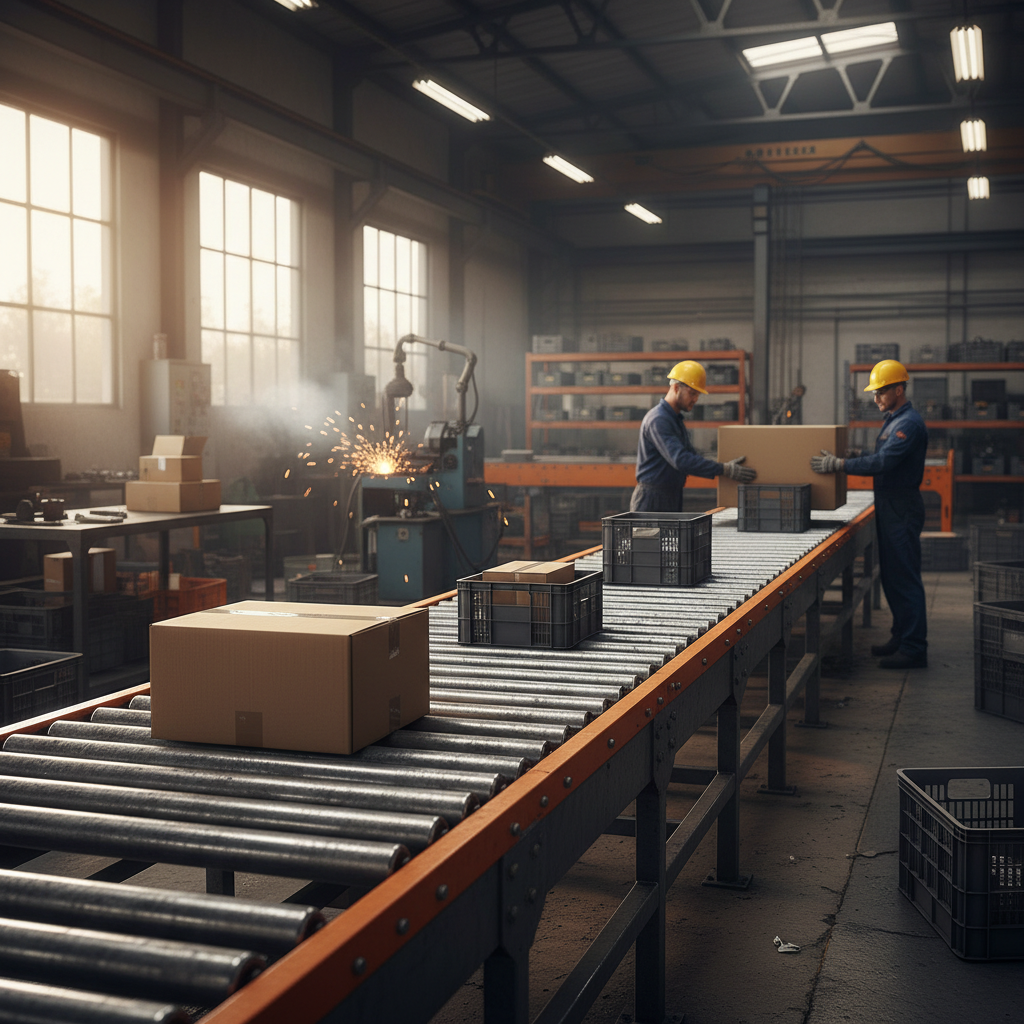 Optimizing Material Handling with Gravity Feed Conveyor Rollers Solutions