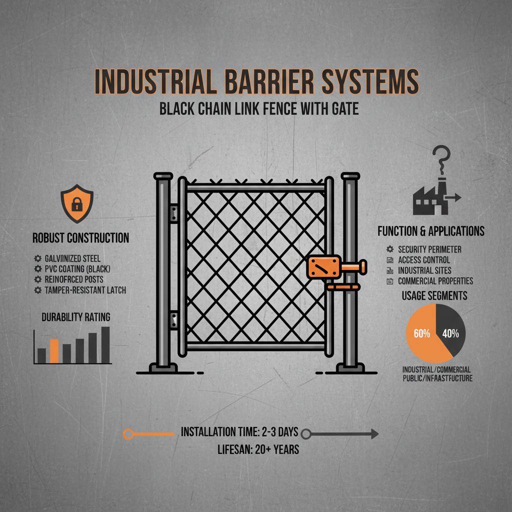 Secure Perimeters with Durable Black Chain Link Fence with Gate Solutions