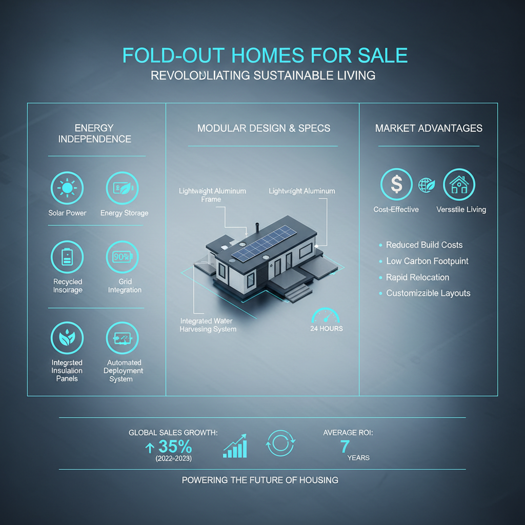 Innovative Fold Out Homes for Sale Addressing Global Housing Needs