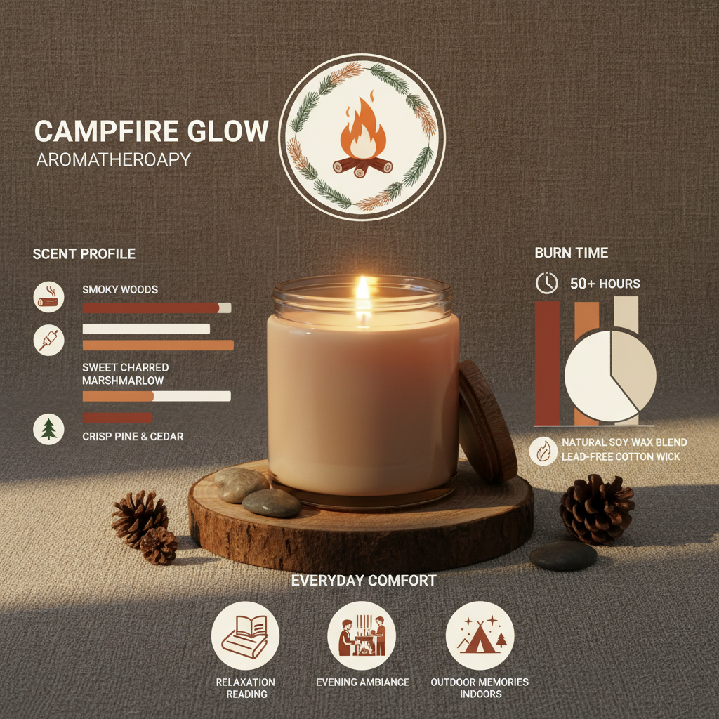 Experience the Warmth of Nature with a Campfire Scented Candle