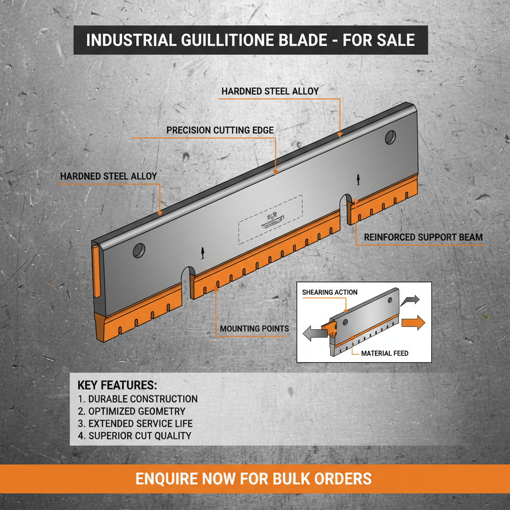 Exploring the Modern Industrial Applications of guillotine blade for sale
