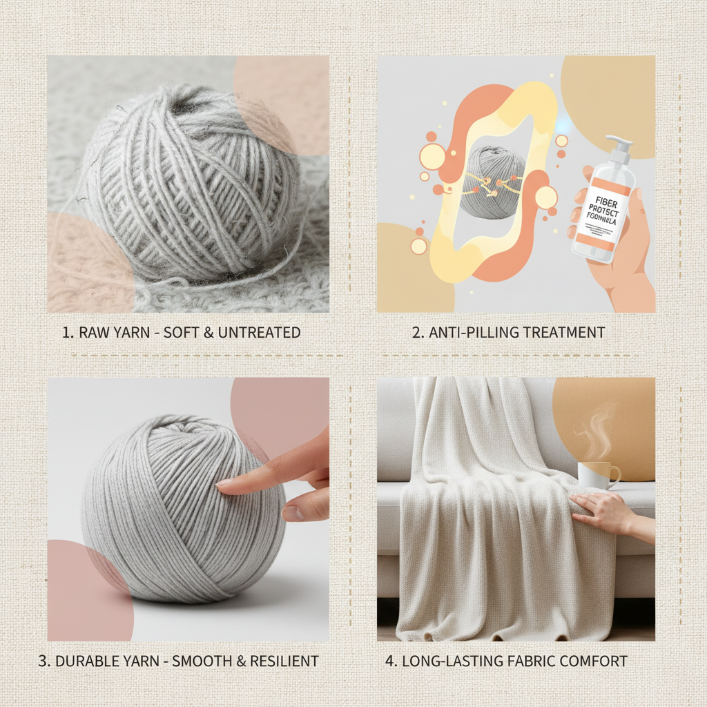 Advanced Anti Pilling Yarn Technology for Durable and Sustainable Textiles