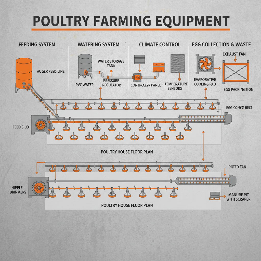 Comprehensive List of Equipment for Poultry Farming and Sustainable Production