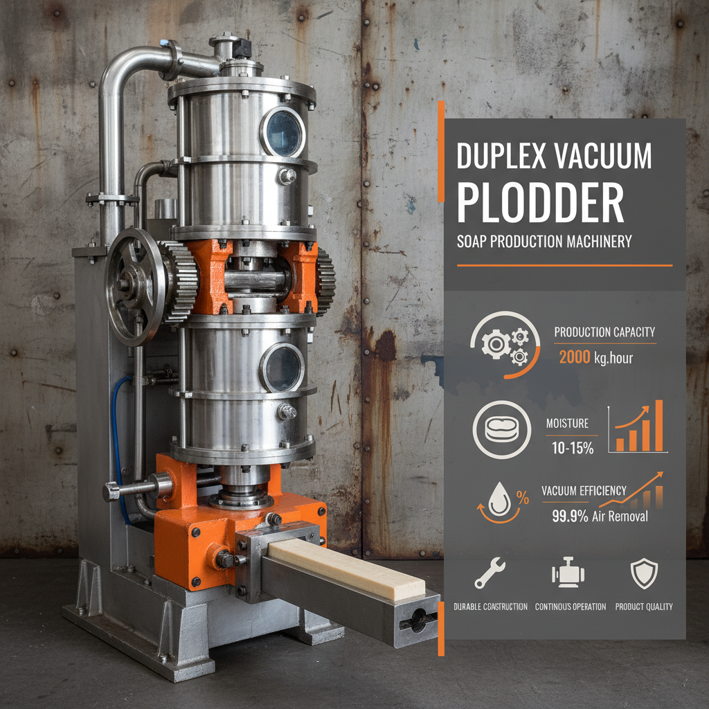 Advancements in Soap Manufacturing with Duplex Vacuum Plodder for Soap