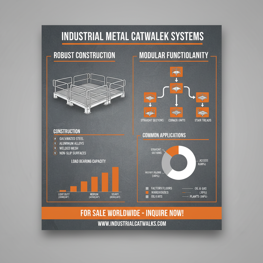 Robust Metal Catwalk for Sale Enhancing Industrial Safety and Efficiency