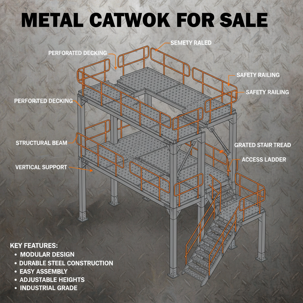 Robust Metal Catwalk for Sale Enhancing Industrial Safety and Efficiency