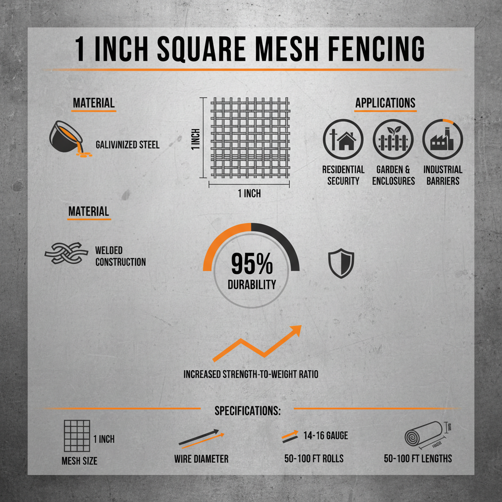 Comprehensive Guide to 1 inch square mesh fencing Applications and Benefits