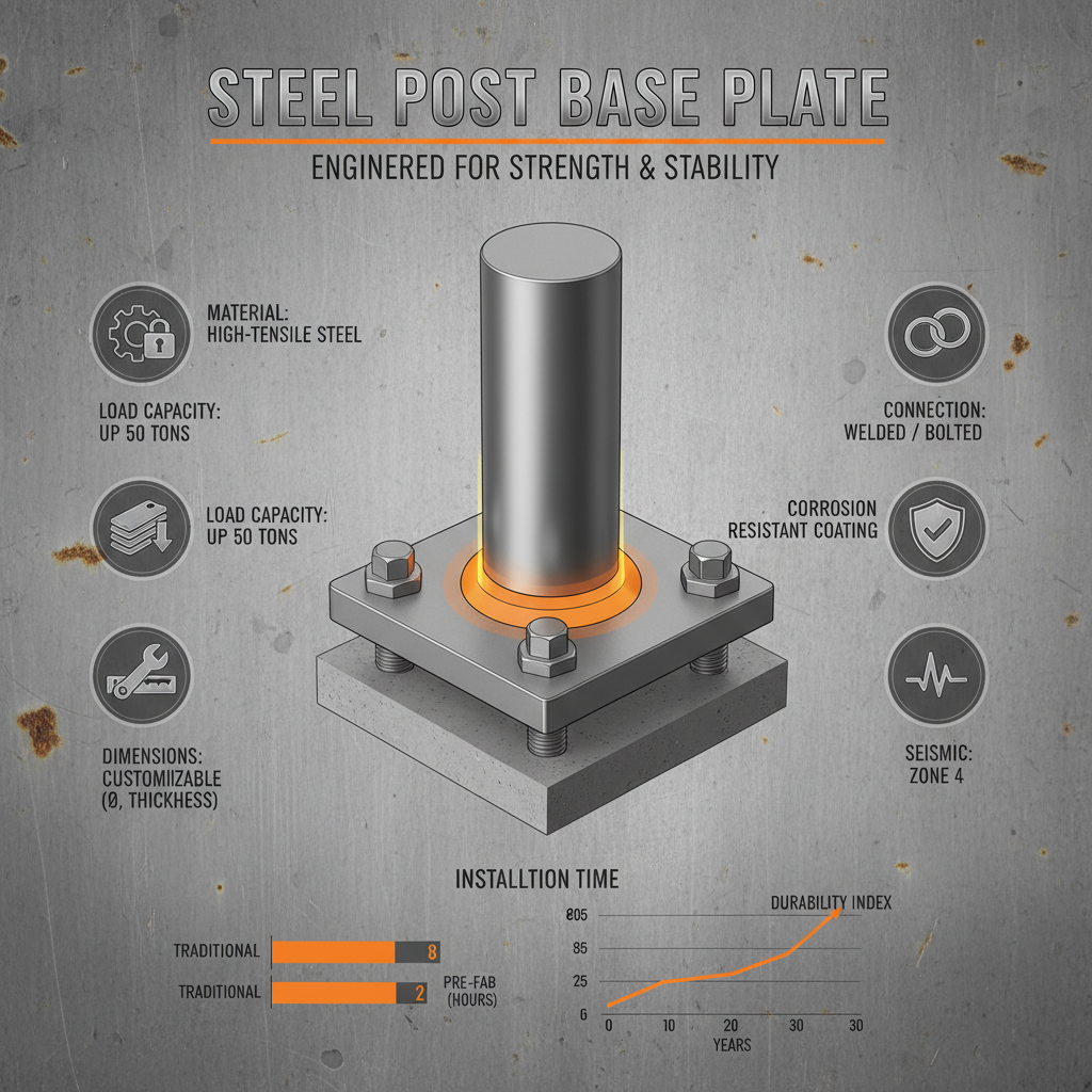 base plate for steel post