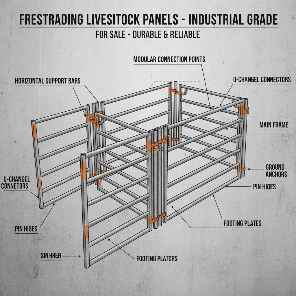freestanding livestock panels for sale