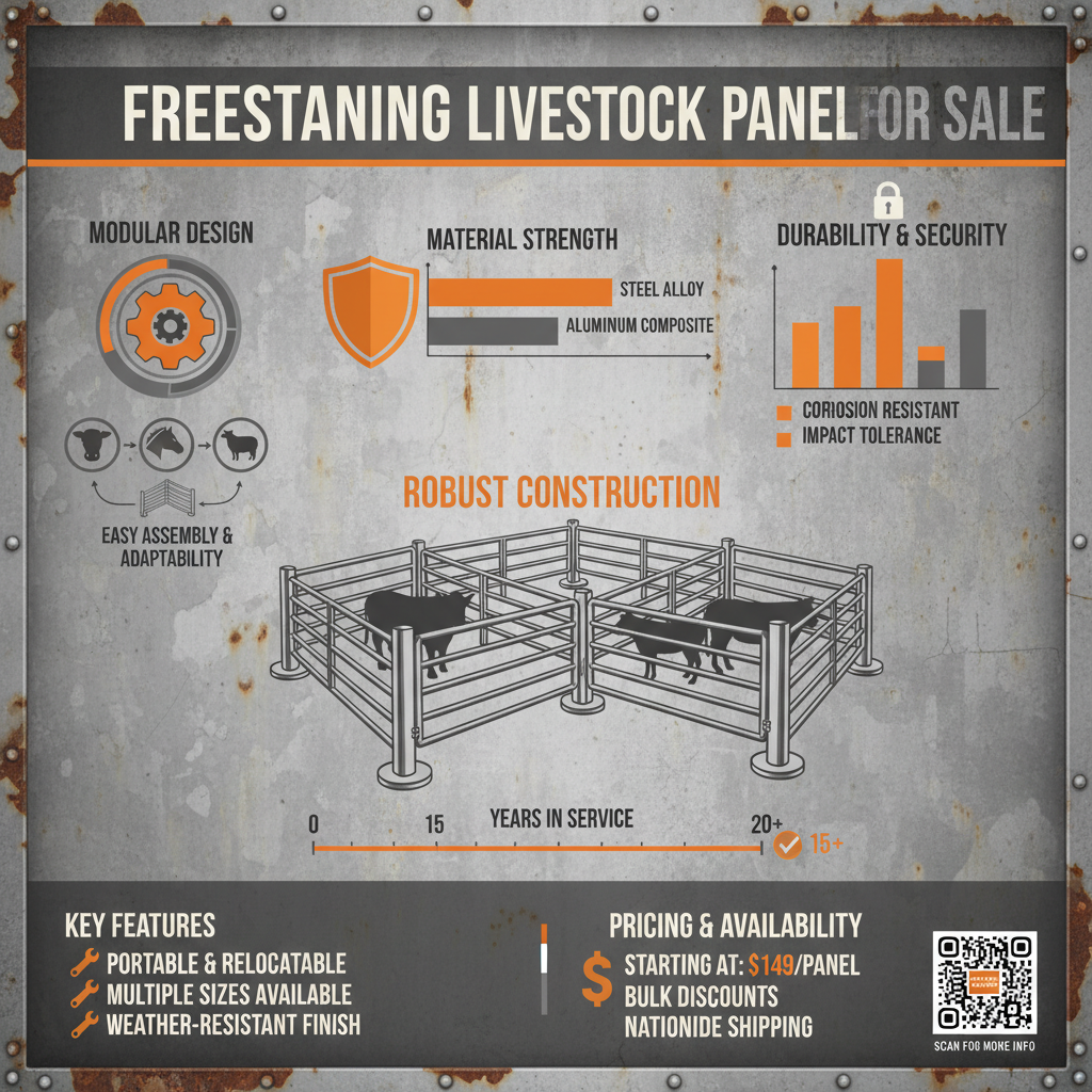 freestanding livestock panels for sale