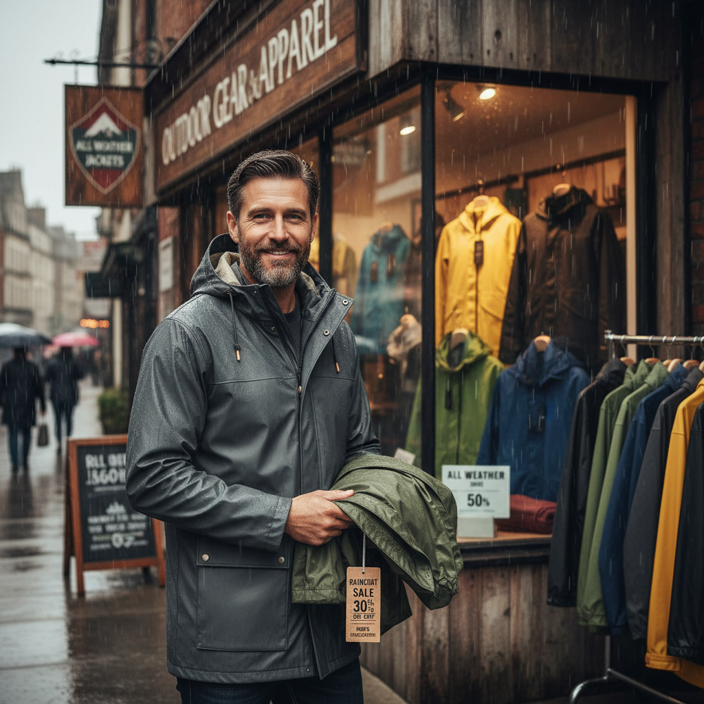 raincoat sale mens