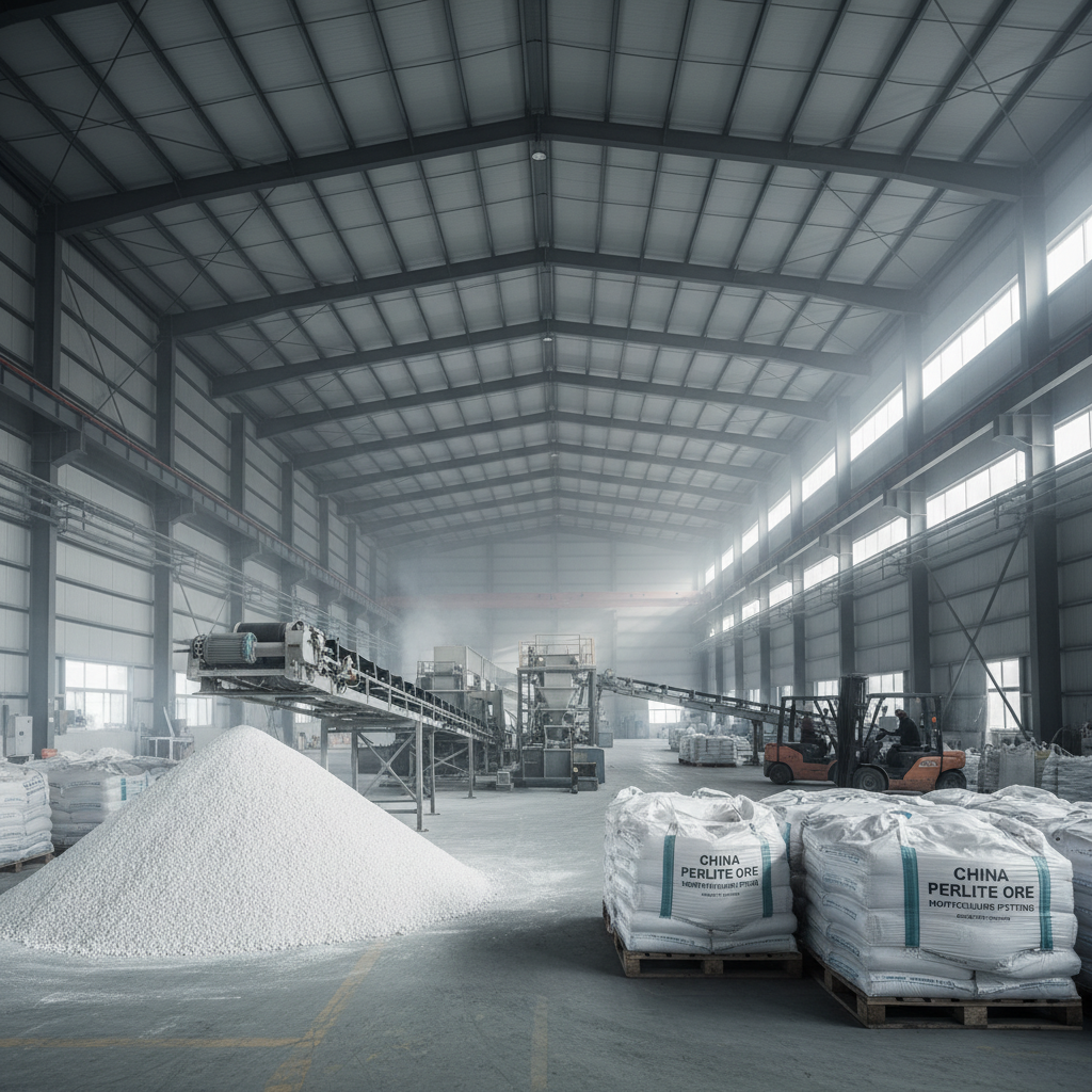 China Perlite Ore Raw Horticulture Potting