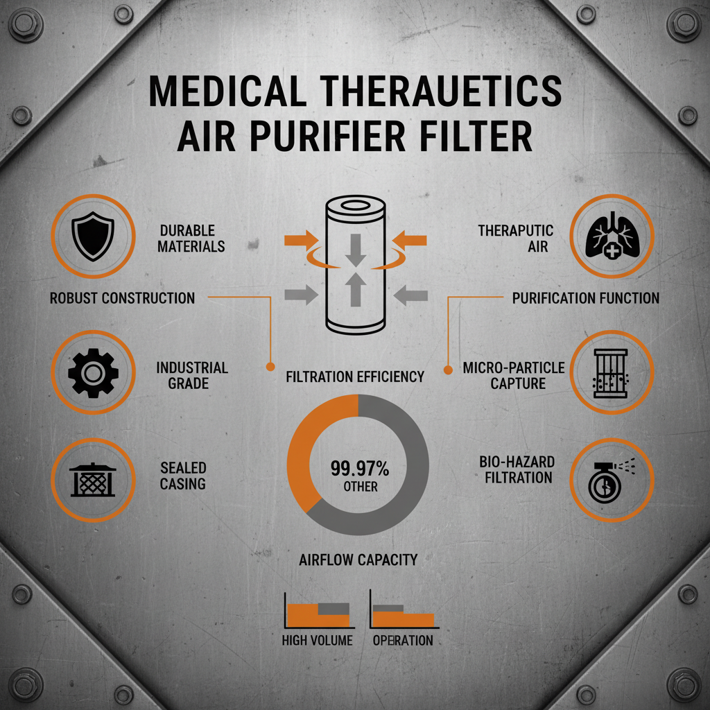 medical therapeutics air purifier filter