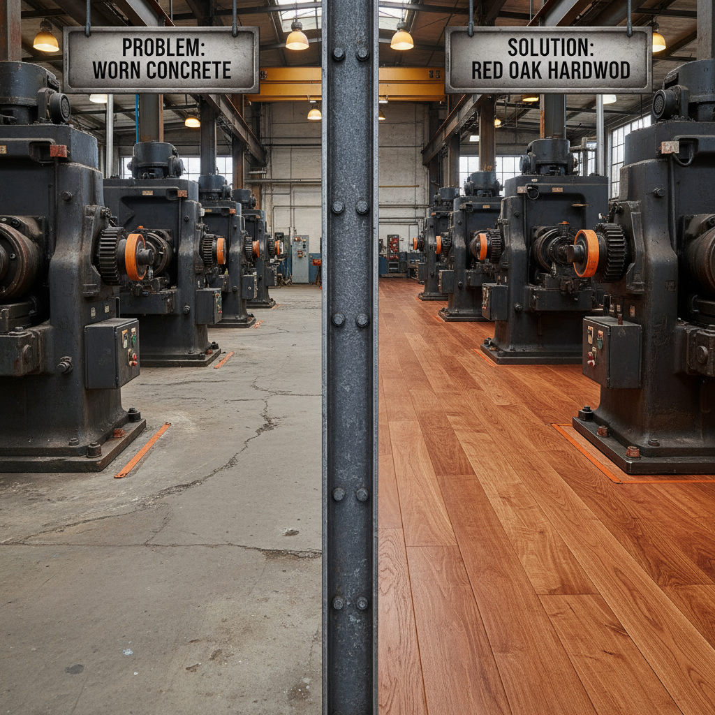 red oak hardwood flooring