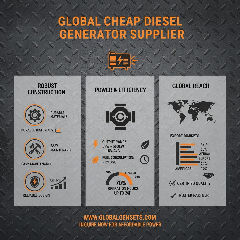 cheap diesel generator Supplier