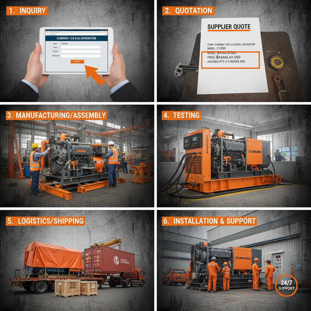 cummins 125 kva generator price Supplier