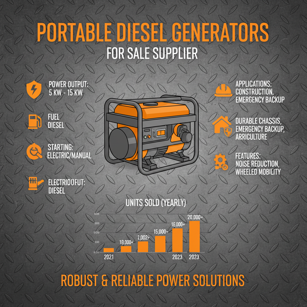 portable diesel generators for sale Supplier
