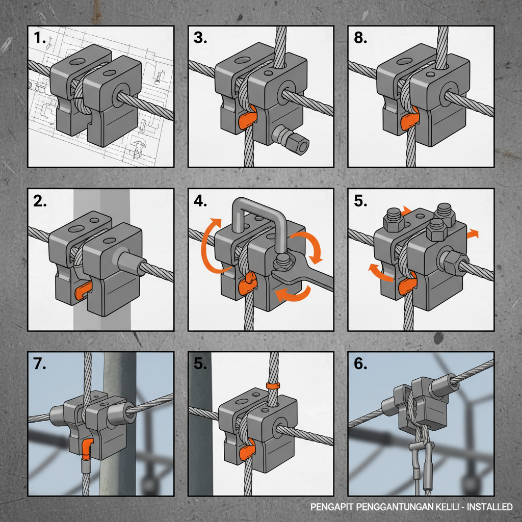 Comprehensive Guide to Steel Suspension Clamps pengapit penggantungan keluli for Lifting Operations