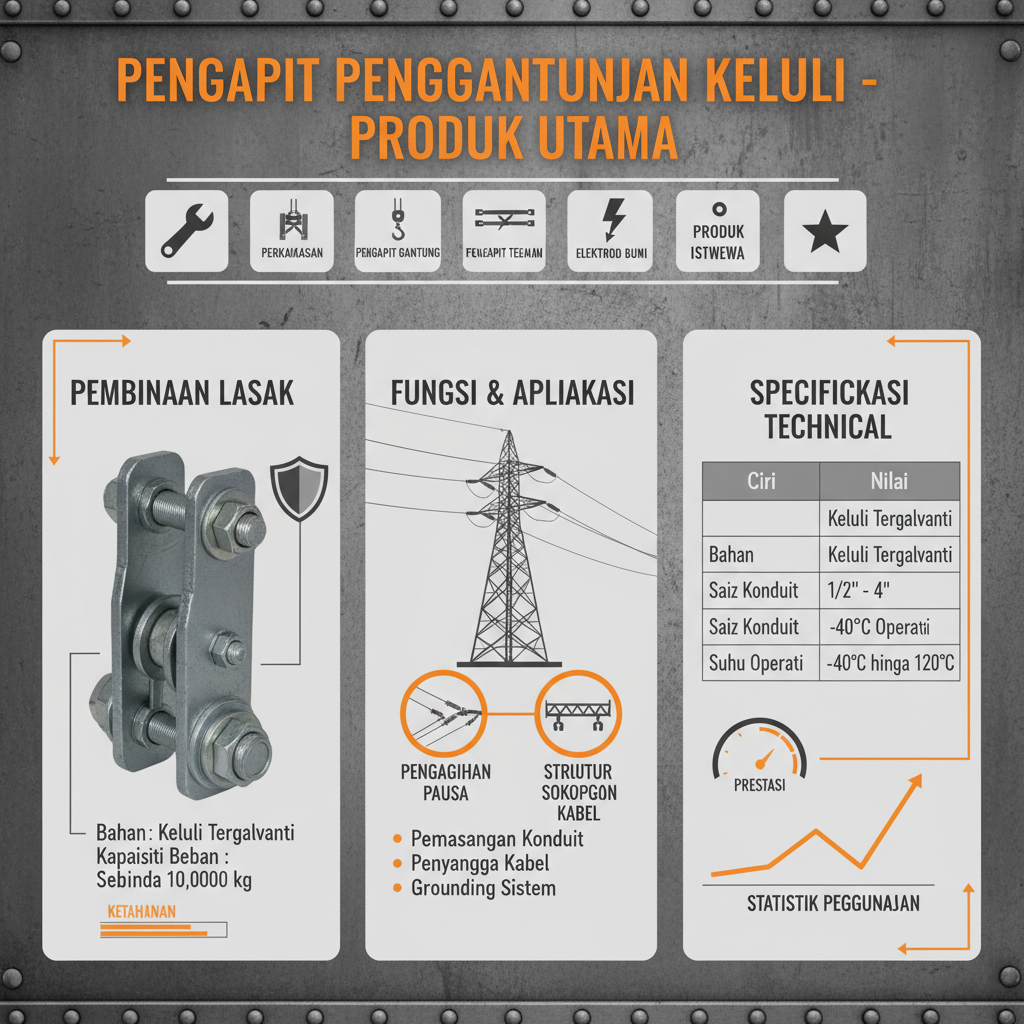 Comprehensive Guide to Steel Suspension Clamps pengapit penggantungan keluli for Lifting Operations