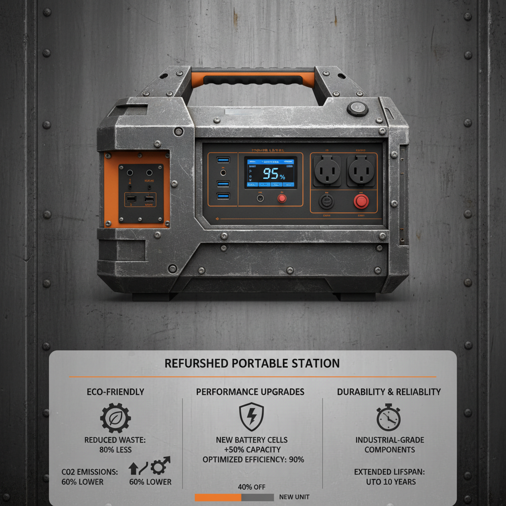 Investing in a Reliable Refurbished Portable Power Station for Modern Needs