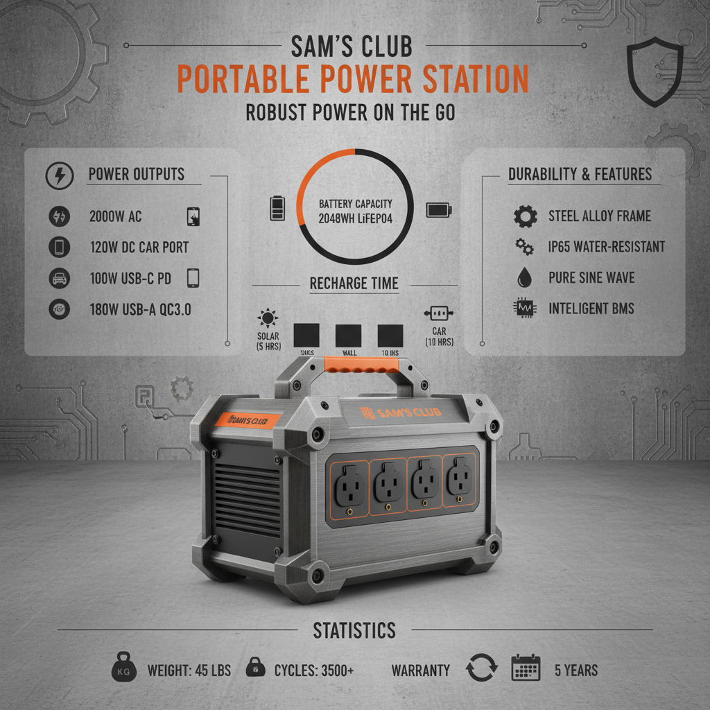 Sam's Club Portable Power Station A Comprehensive Buying Guide