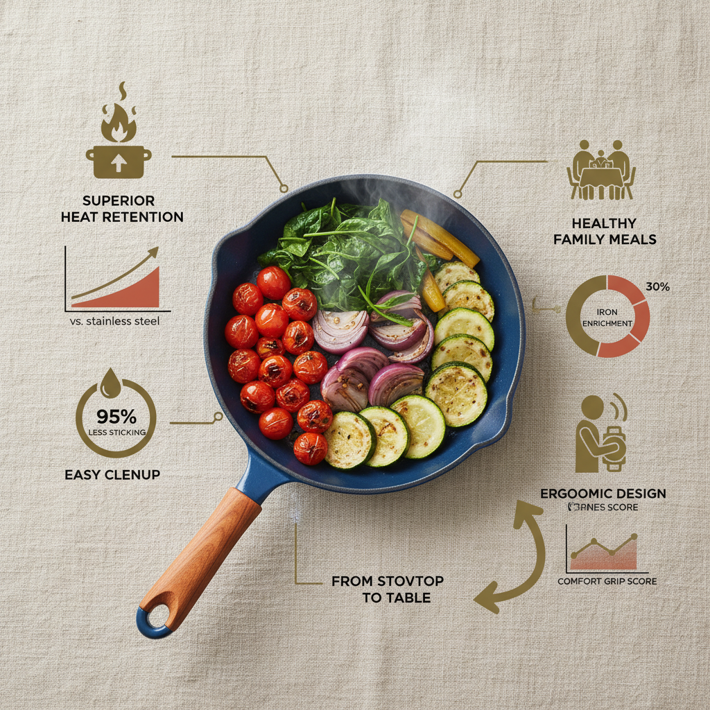 Discover the Benefits of a China Blue Cast Iron Skillet for Your Kitchen