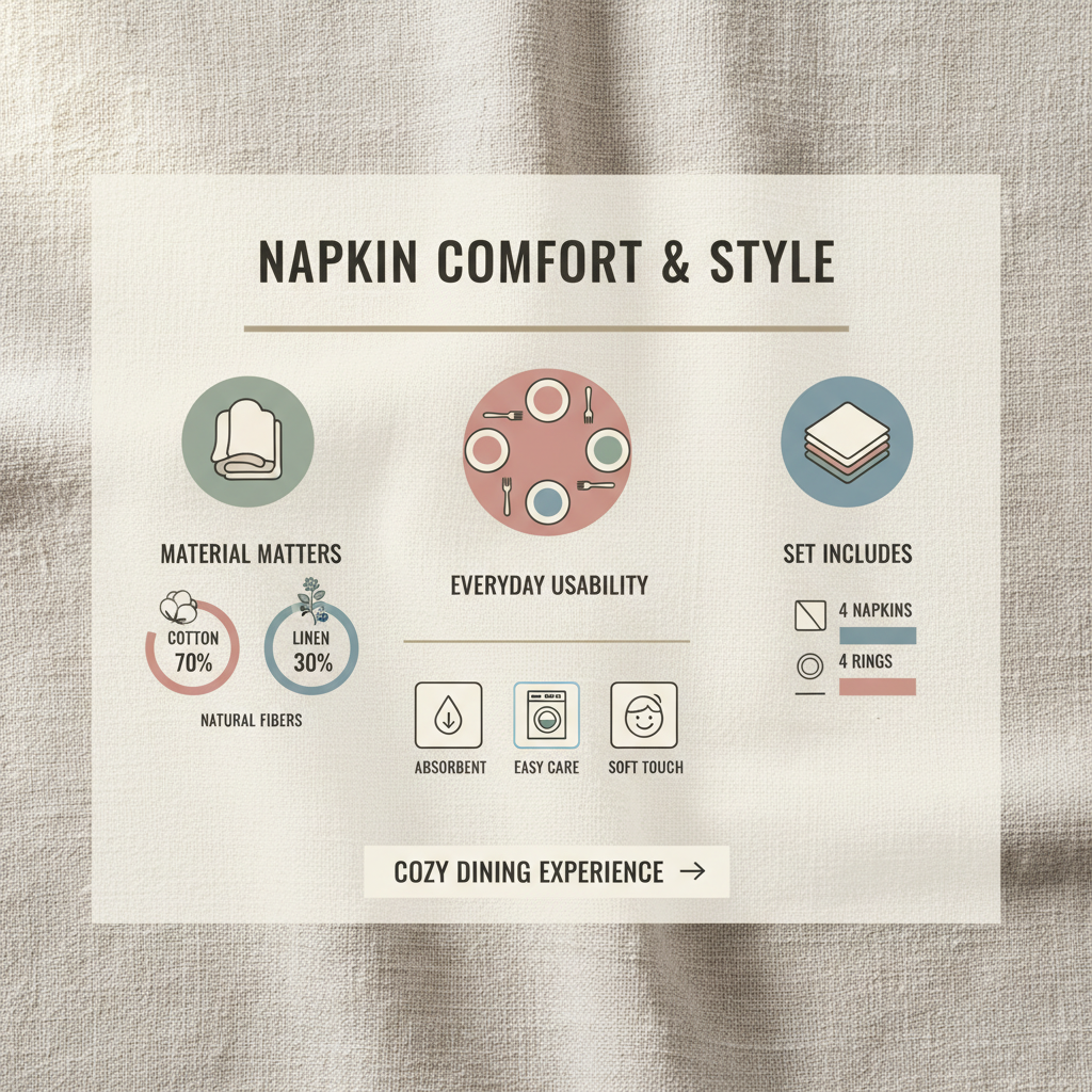 Enhance Your Dining Table With A Beautiful Table Napkin Set