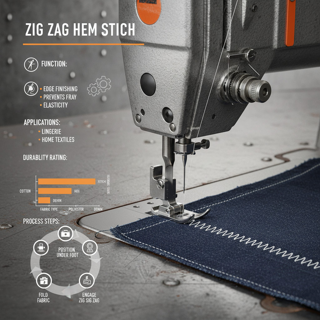 Mastering the Art of the Zig Zag Hem Stitch for Durable Fabrics
