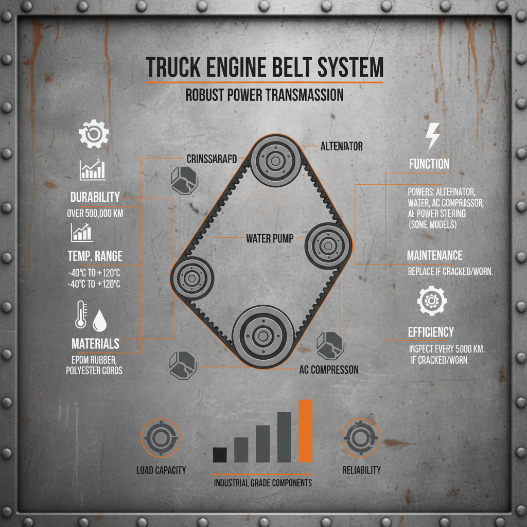Comprehensive Guide to Selecting the Right Truck Engine Belt for Optimal Performance