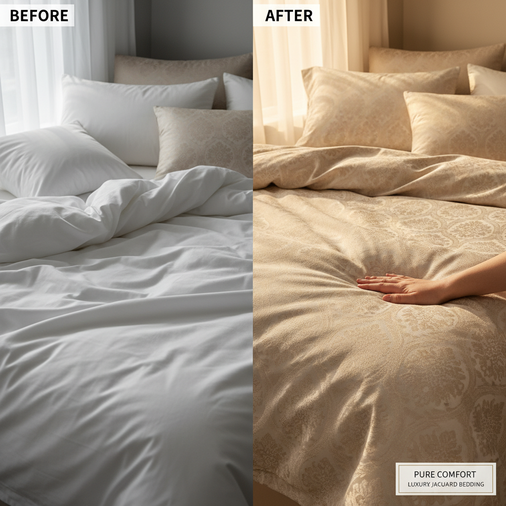 Indulge in the Luxurious Comfort of Exquisite Jacquard Sheets