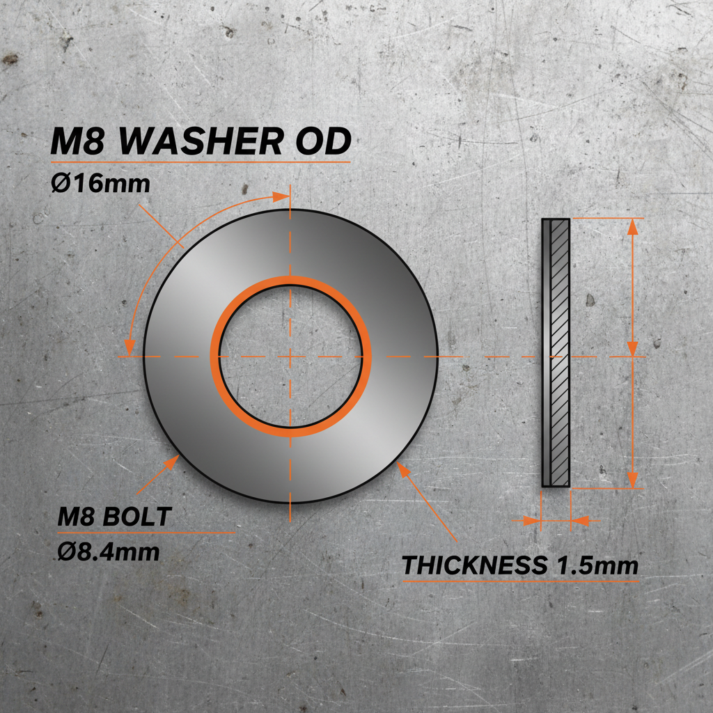 Comprehensive Guide to M8 Washer OD Sizes Applications and Material Selection