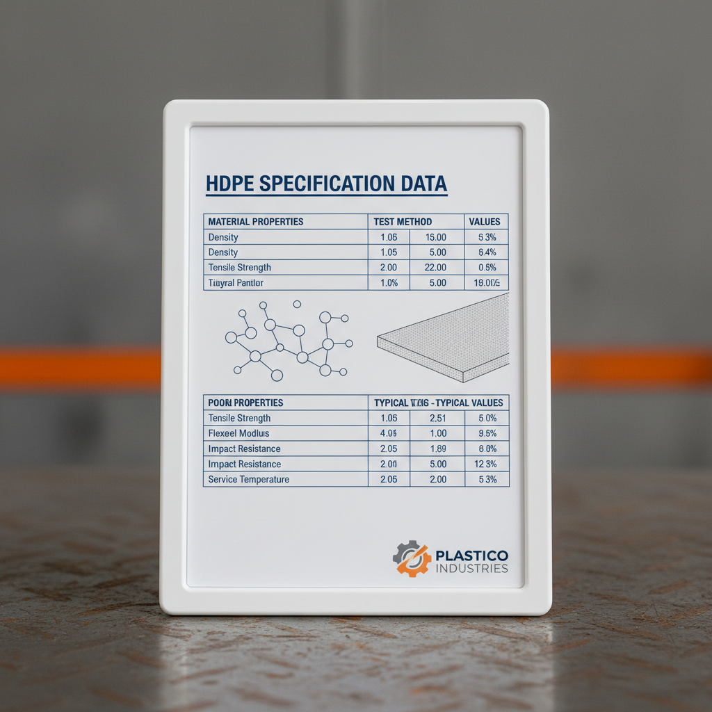 Comprehensive Guide to Understanding HDPE Spec Sheets and Material Properties