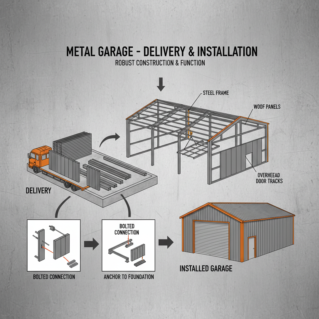 Metal Garages Delivered and Installed A Comprehensive Buyers Guide